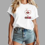 Sf.49ers | Premium  Nurse Heart Team 3d Shirt Nf1