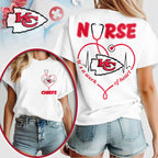 Kc.chiefs | Premium  Nurse Heart Team 3d Shirt Nf1