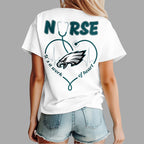 P.eagles | Premium  Nurse Heart Team 3d Shirt Nf1