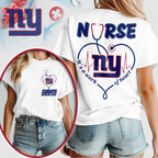 Ny.giants | Premium  Nurse Heart Team 3d Shirt Nf1