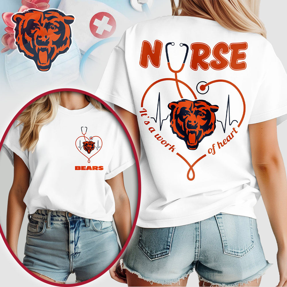 C.bears | Premium  Nurse Heart Team 3d Shirt Nf1