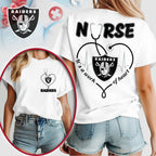 Lv.raiders | Premium  Nurse Heart Team 3d Shirt Nf1