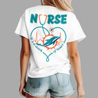M.dolphins | Premium  Nurse Heart Team 3d Shirt Nf1