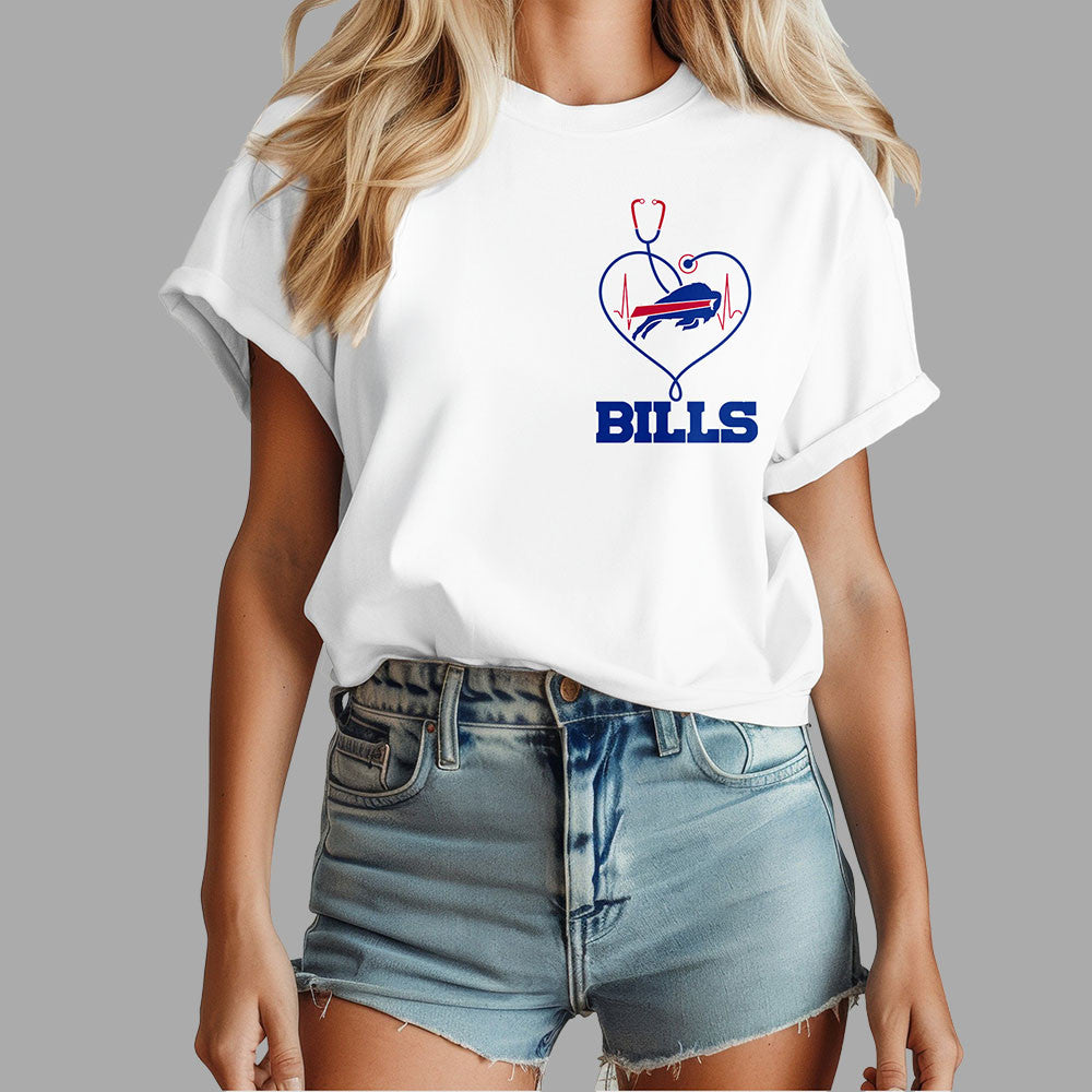 B.bills | Premium  Nurse Heart Team 3d Shirt Nf1