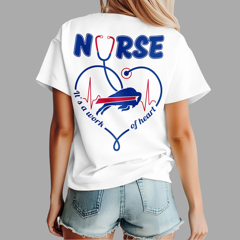 B.bills | Premium  Nurse Heart Team 3d Shirt Nf1