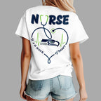 S.seahawks | Premium  Nurse Heart Team 3d Shirt Nf1