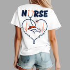 D.broncos | Premium  Nurse Heart Team 3d Shirt Nf1