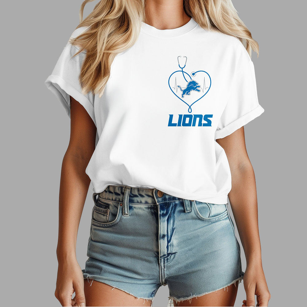 D.lions | Premium  Nurse Heart Team 3d Shirt Nf1