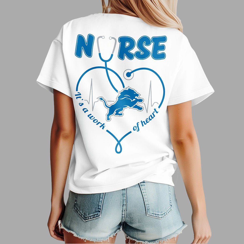D.lions | Premium  Nurse Heart Team 3d Shirt Nf1
