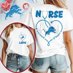 D.lions | Premium  Nurse Heart Team 3d Shirt Nf1