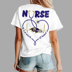 B.ravens | Premium  Nurse Heart Team 3d Shirt Nf1