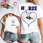 B.ravens | Premium  Nurse Heart Team 3d Shirt Nf1