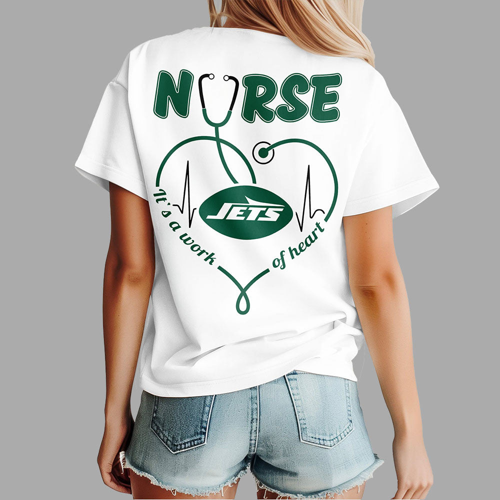 Ny.jets | Premium  Nurse Heart Team 3d Shirt Nf1