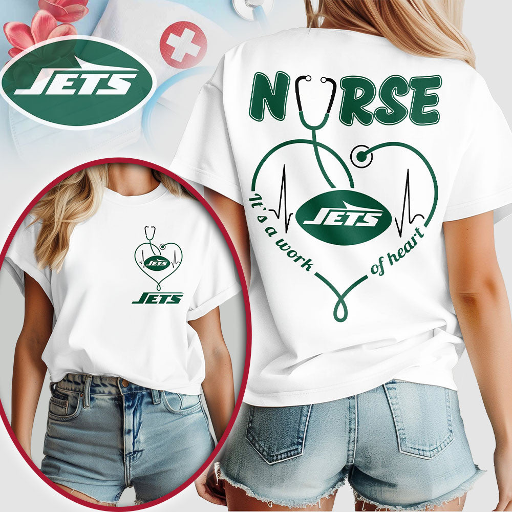 Ny.jets | Premium  Nurse Heart Team 3d Shirt Nf1