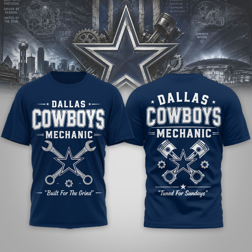 D.cowboys | Premium  Built For The Grind 3d Shirt Nf1