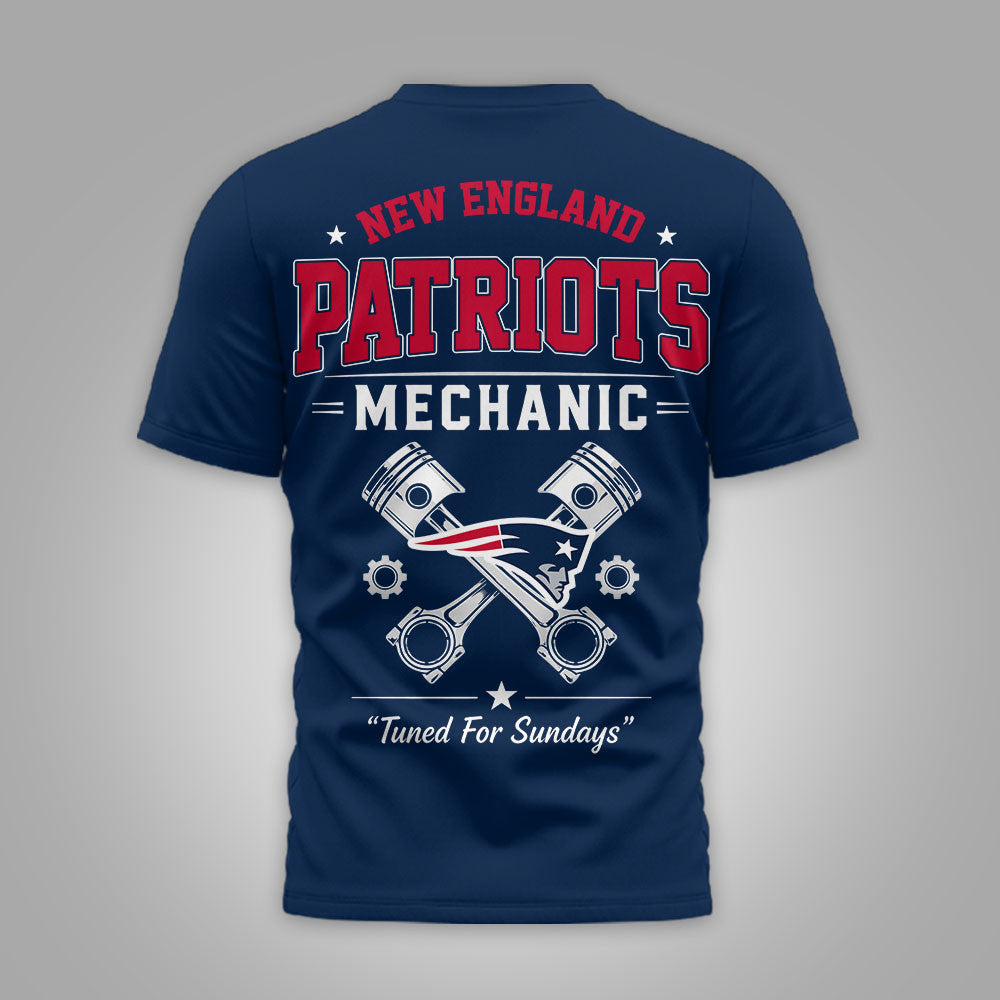 Ne.patriots | Premium  Built For The Grind 3d Shirt Nf1