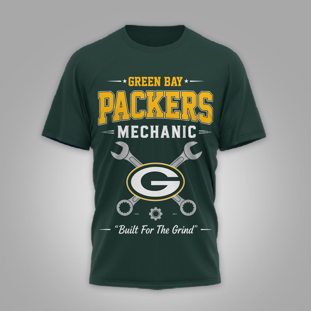Gb.packers | Premium  Built For The Grind 3d Shirt Nf1