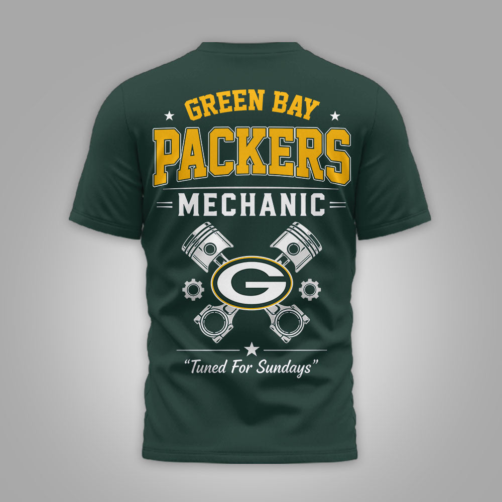 Gb.packers | Premium  Built For The Grind 3d Shirt Nf1