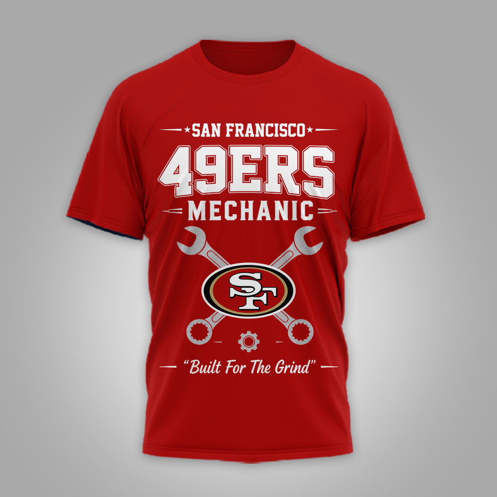 Sf.49ers | Premium  Built For The Grind 3d Shirt Nf1