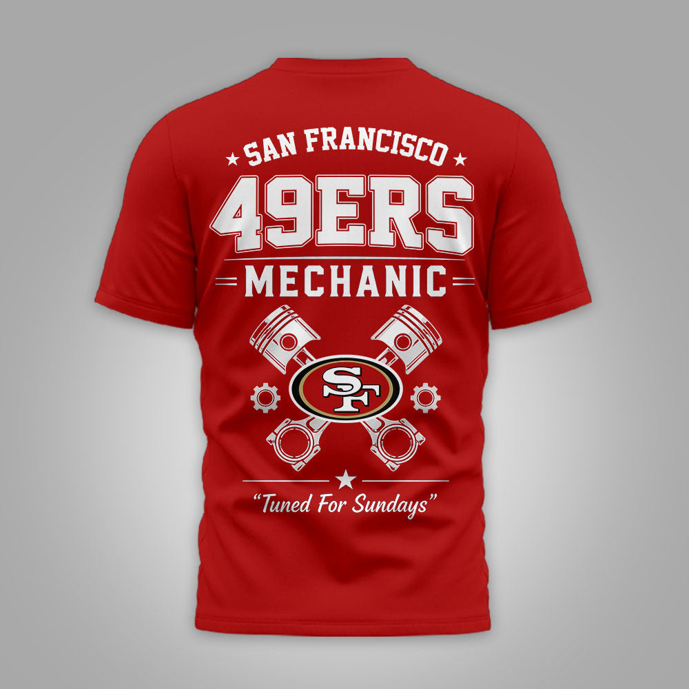 Sf.49ers | Premium  Built For The Grind 3d Shirt Nf1