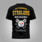 P.steelers | Premium  Built For The Grind 3d Shirt Nf1