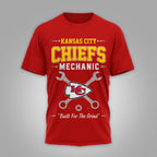 Kc.chiefs | Premium  Built For The Grind 3d Shirt Nf1
