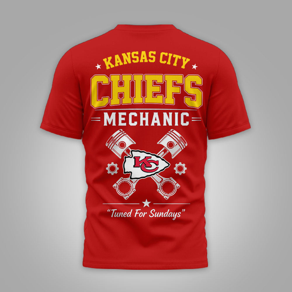 Kc.chiefs | Premium  Built For The Grind 3d Shirt Nf1