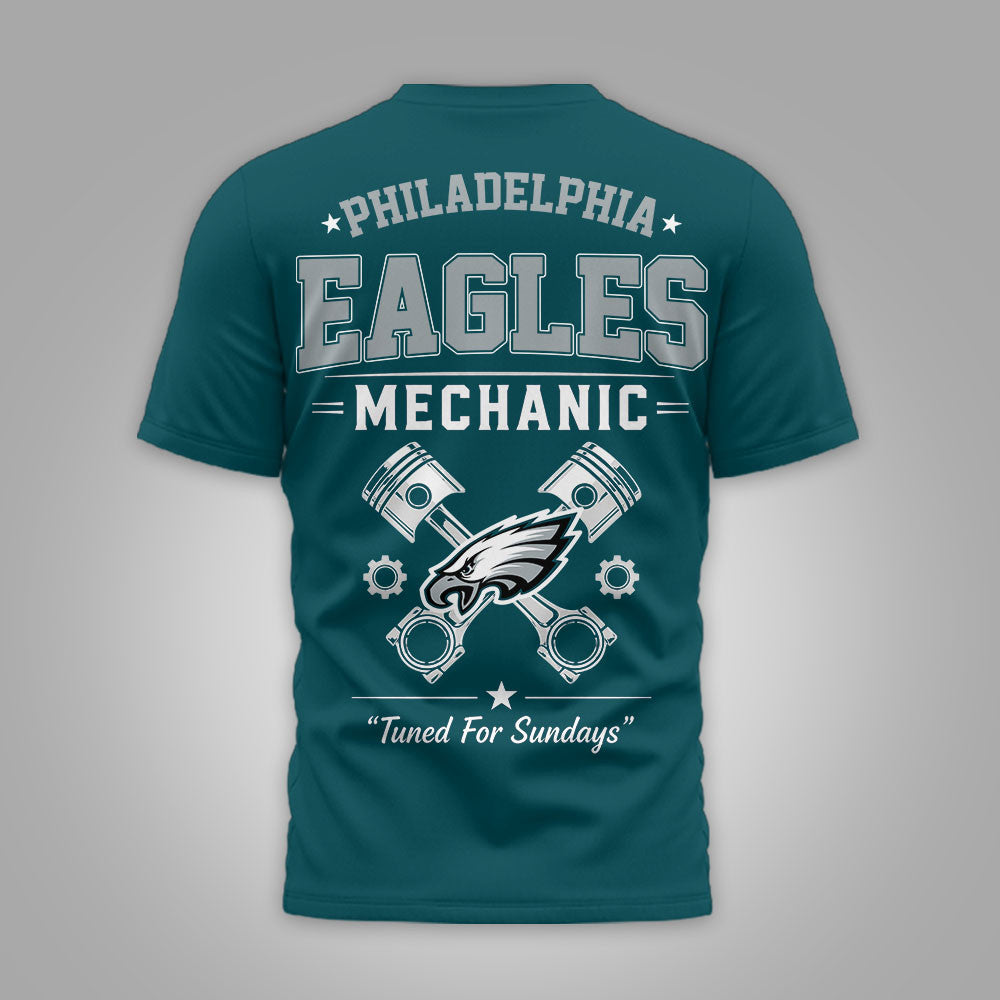P.eagles | Premium  Built For The Grind 3d Shirt Nf1