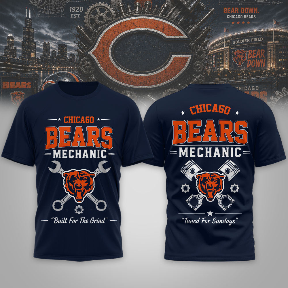 C.bears | Premium  Built For The Grind 3d Shirt Nf1