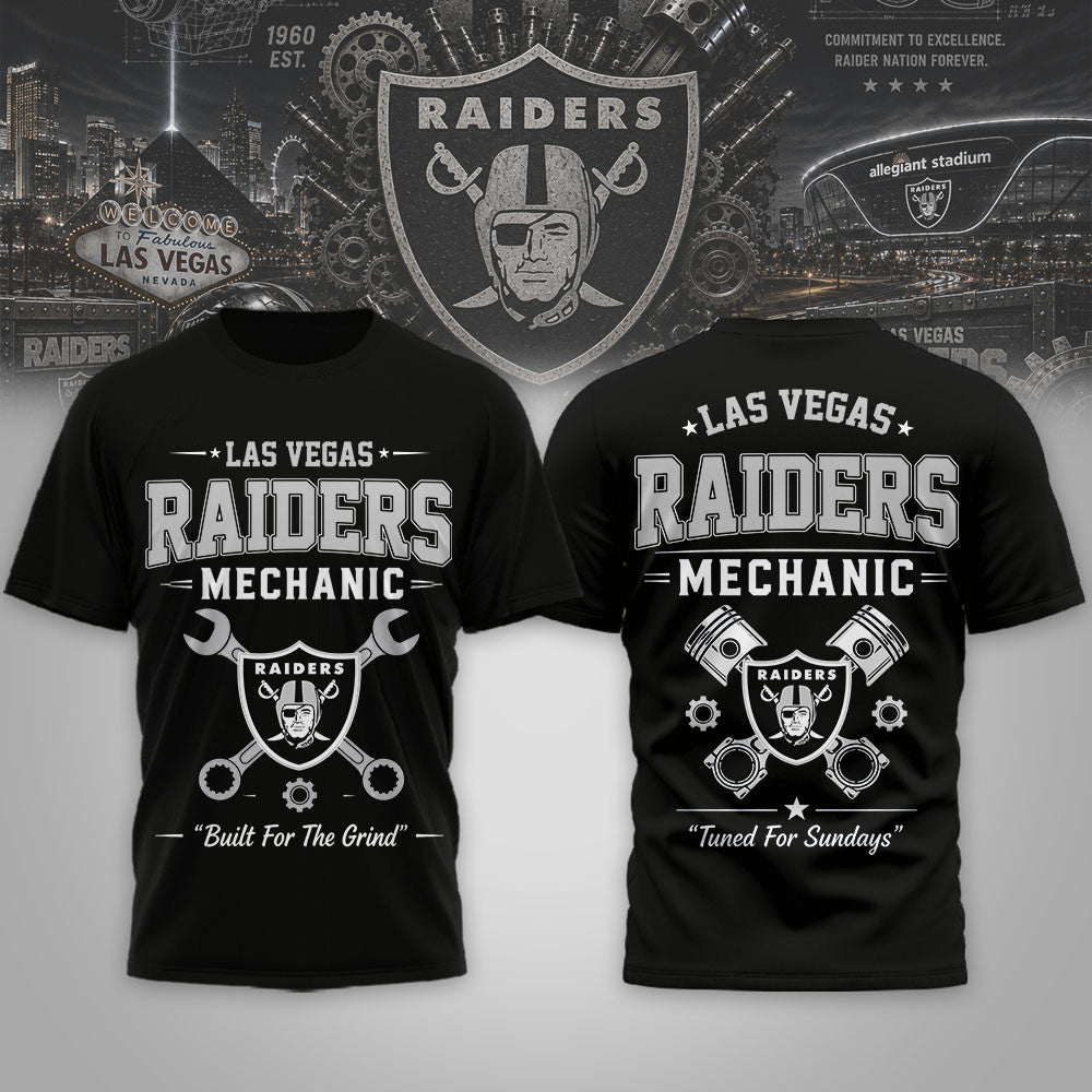 Lv.raiders | Premium  Built For The Grind 3d Shirt Nf1
