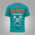M.dolphins | Premium  Built For The Grind 3d Shirt Nf1