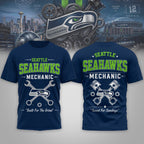 S.seahawks | Premium  Built For The Grind 3d Shirt Nf1