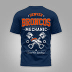 D.broncos | Premium  Built For The Grind 3d Shirt Nf1