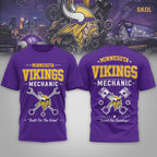 M.vikings | Premium  Built For The Grind 3d Shirt Nf1