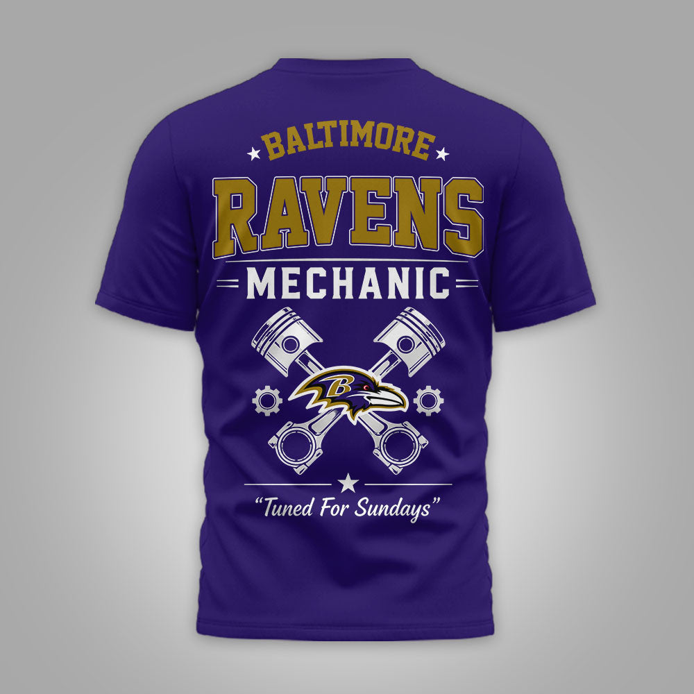 B.ravens | Premium  Built For The Grind 3d Shirt Nf1