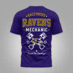 B.ravens | Premium  Built For The Grind 3d Shirt Nf1