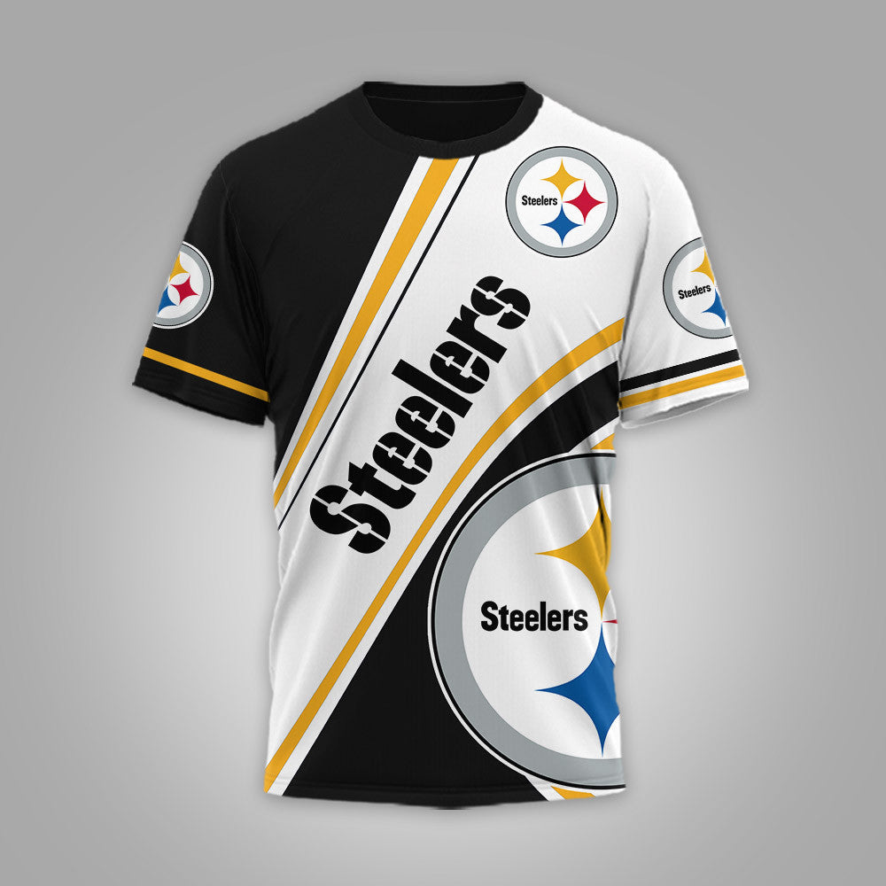 P.steelers | Premium  Team Wave Spirit 3d Shirt Nf1