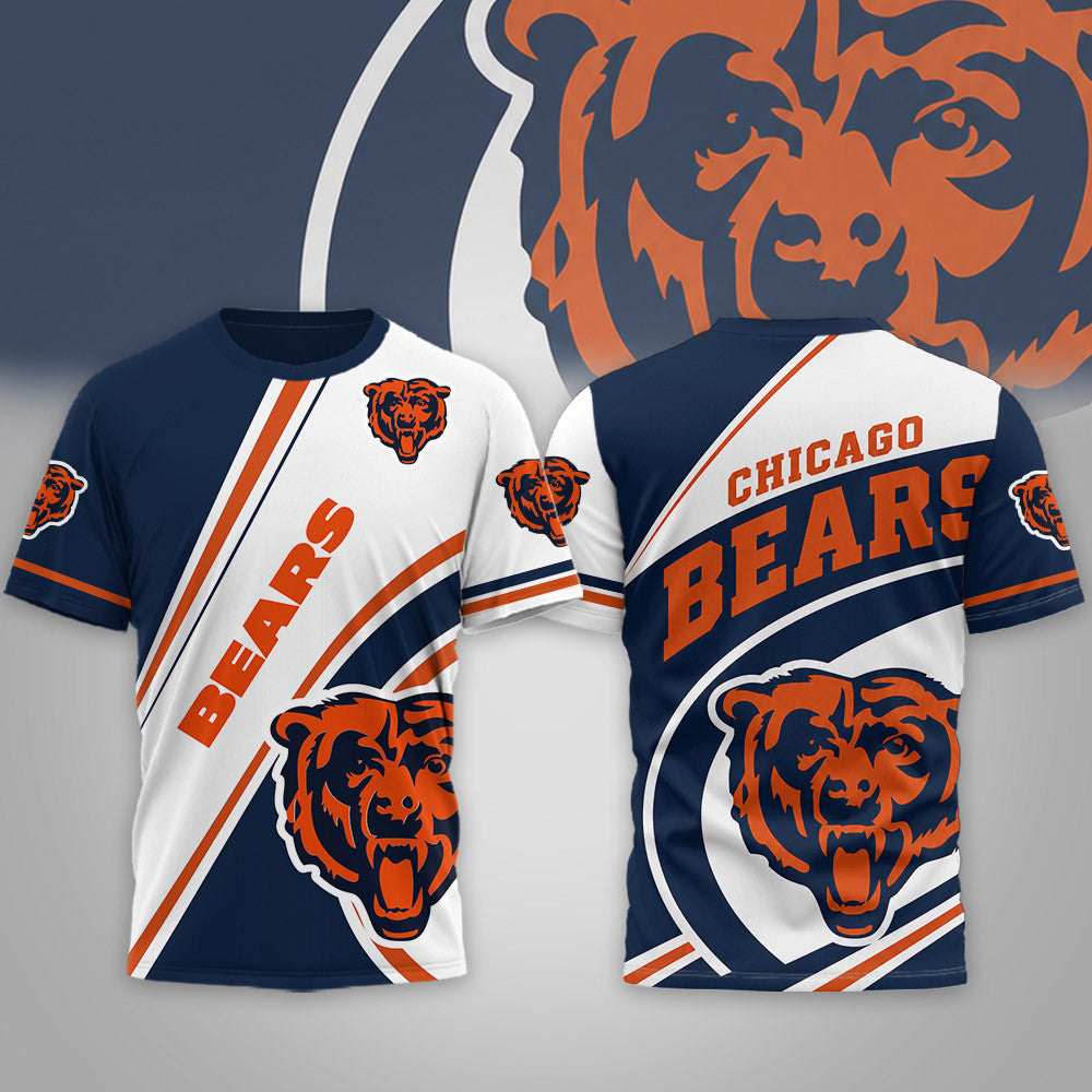 C.bears | Premium  Team Wave Spirit 3d Shirt Nf1