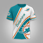 M.dolphins | Premium  Team Wave Spirit 3d Shirt Nf1
