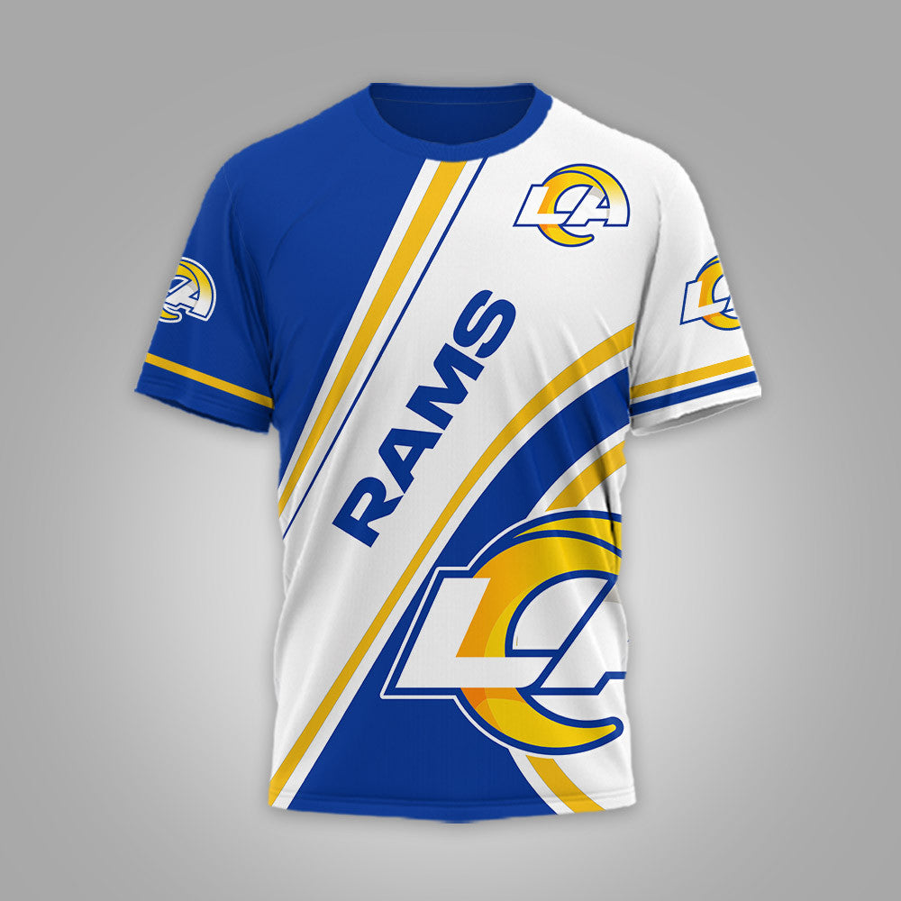La.rams | Premium  Team Wave Spirit 3d Shirt Nf1