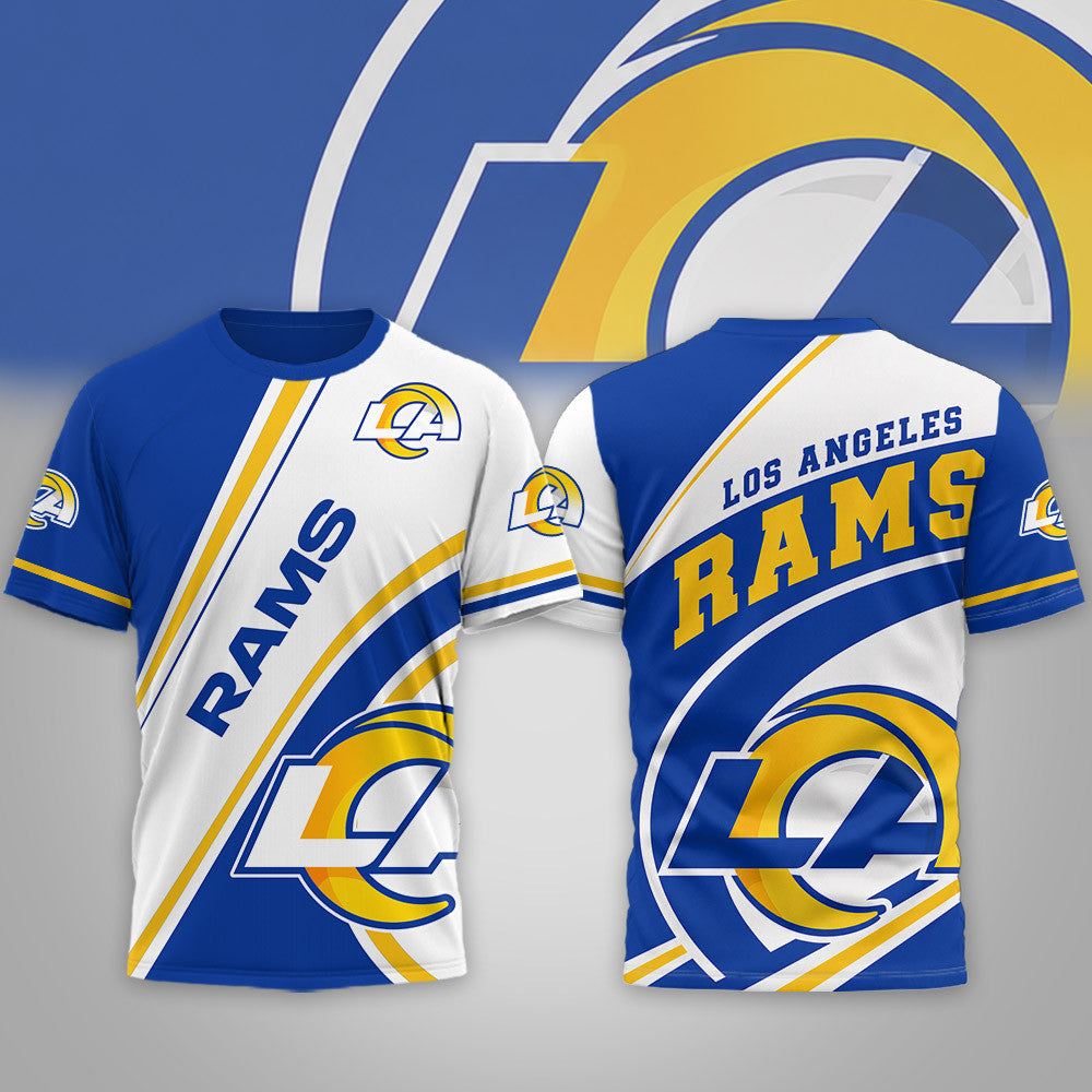 La.rams | Premium  Team Wave Spirit 3d Shirt Nf1
