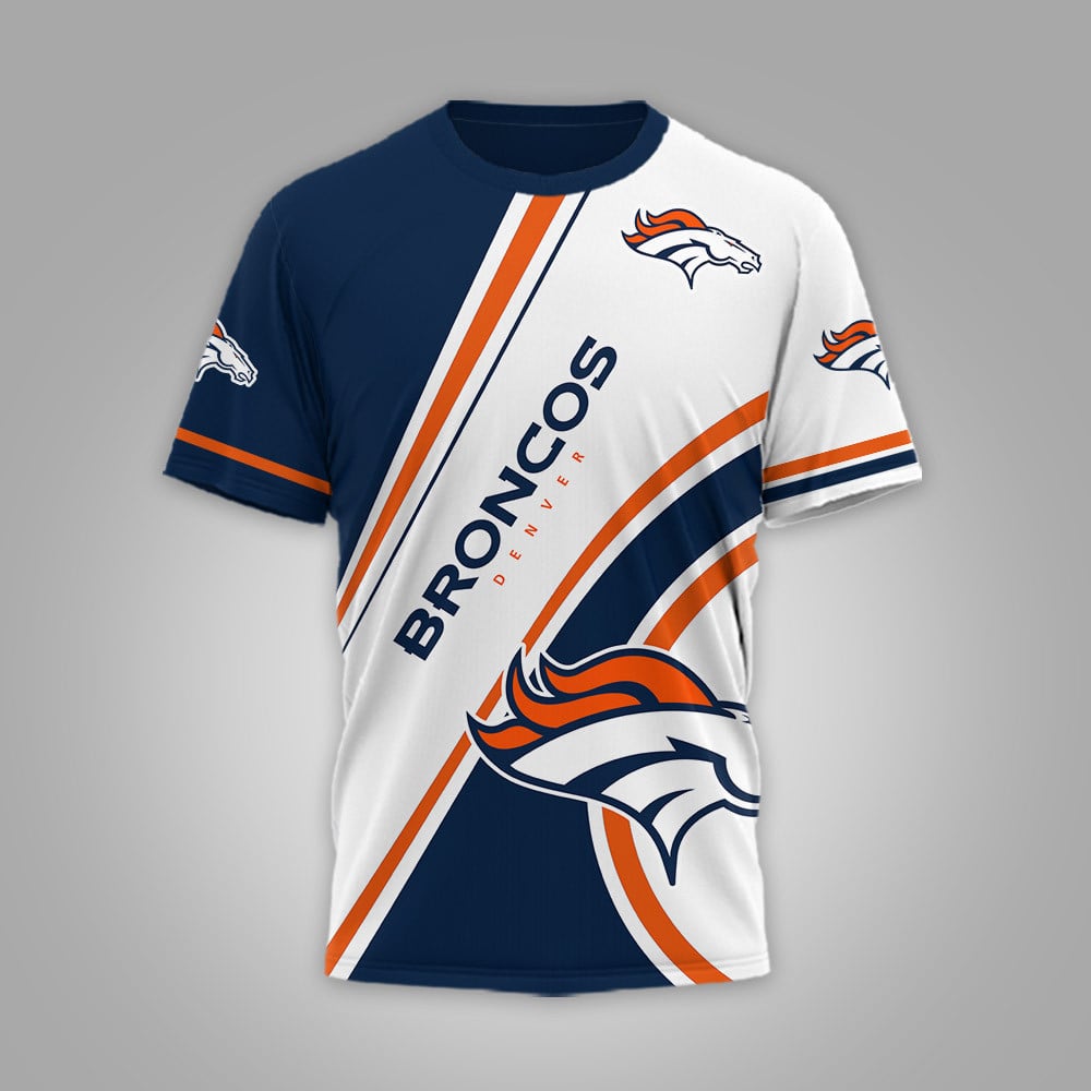 D.broncos | Premium  Team Wave Spirit 3d Shirt Nf1