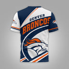 D.broncos | Premium  Team Wave Spirit 3d Shirt Nf1