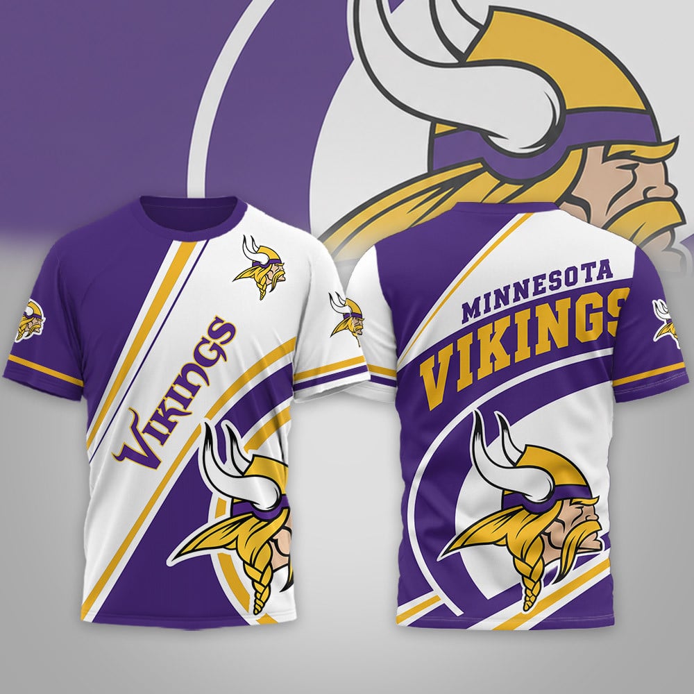 M.vikings | Premium  Team Wave Spirit 3d Shirt Nf1