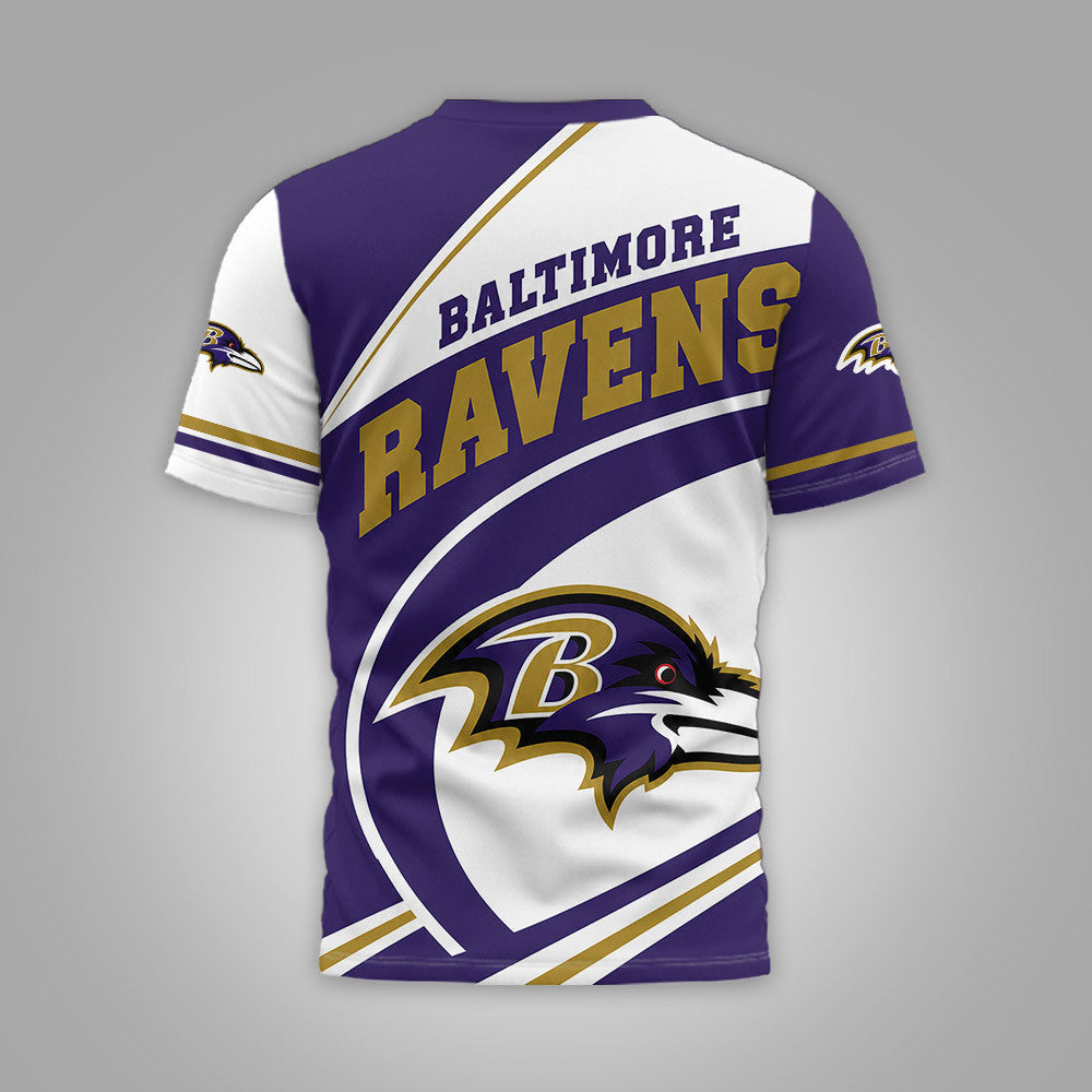 B.ravens | Premium  Team Wave Spirit 3d Shirt Nf1