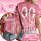 Gb.packers | Premium  Butterfly Ribbon Custom 3d Shirt Nf1