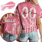 B.bills | Premium  Butterfly Ribbon Custom 3d Shirt Nf1
