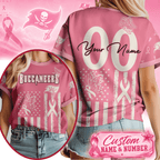 Tb.buccaneers | Premium  Butterfly Ribbon Custom 3d Shirt Nf1