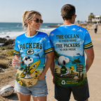 Gb.packers | Premium  Respect Nature Theme Summer Beach Shirt For Supporters Loving Sea Nf1