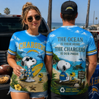 La.chargers | Premium  Respect Nature Theme Summer Beach Shirt For Supporters Loving Sea Nf1